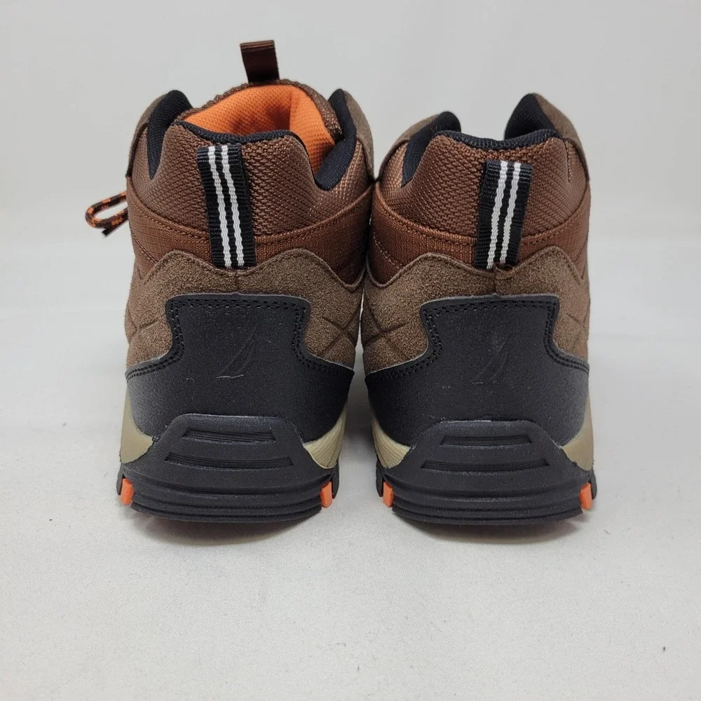 Nautica Boots Mens Size 5 Brown River Rock Hiking Snow Winter Trail Ankle Boots